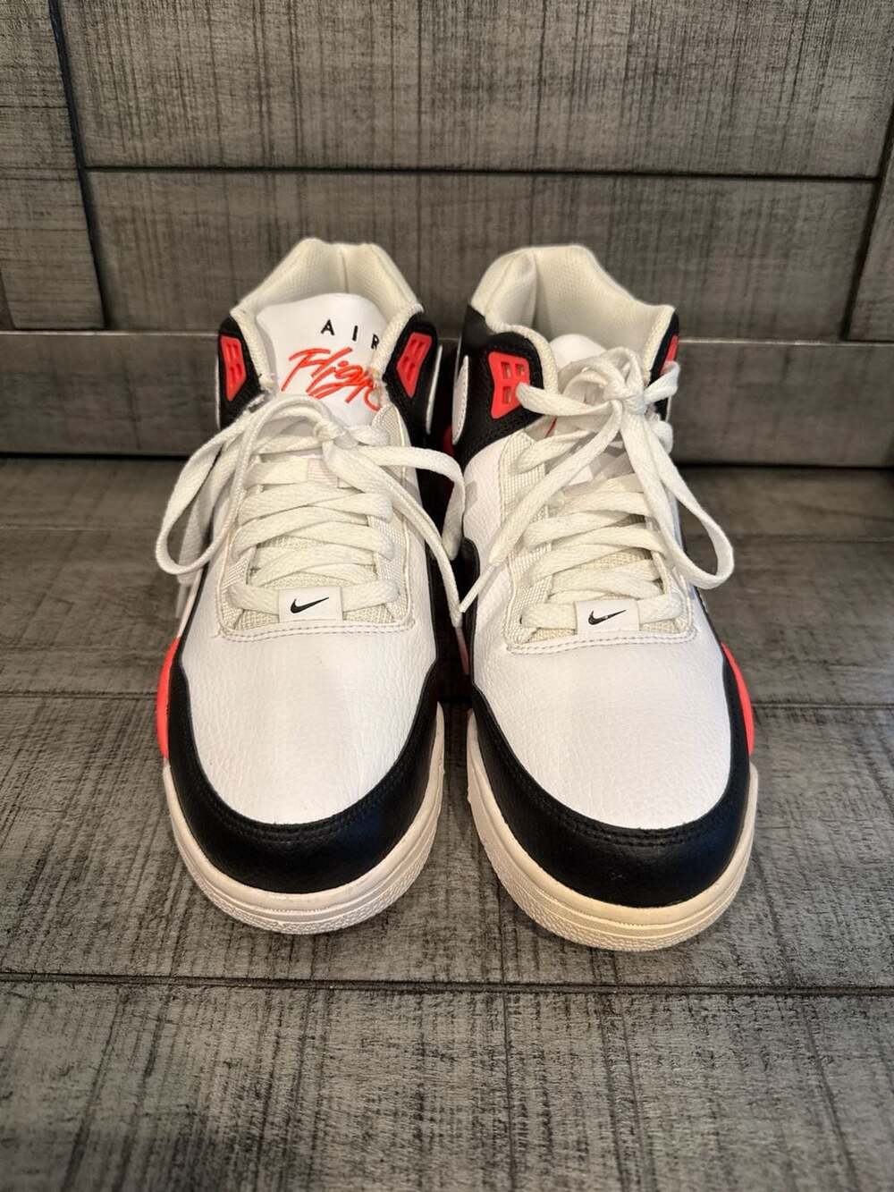 Nike Air Flight Legacy Black Flash Crimson BQ4212-005 Men’s Size 8.5